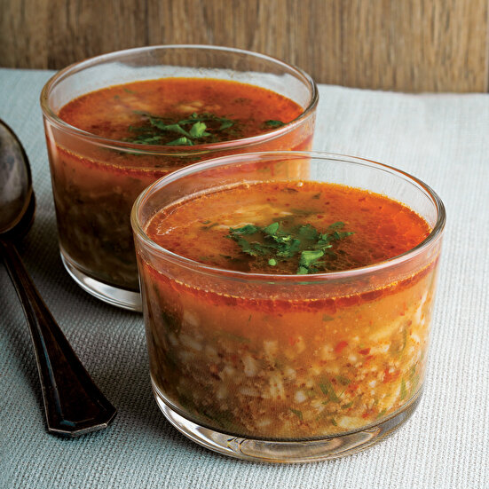 Kıymalı Pirinç Çorbası