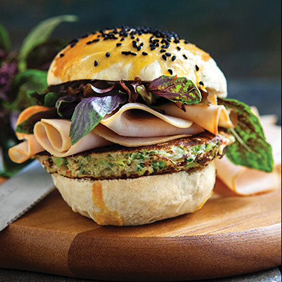 Mücver ve Hindi Füme Burger