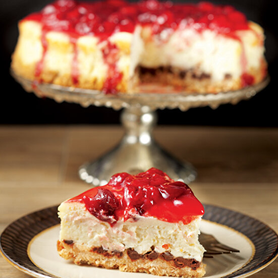Vişneli Çikolatalı Cheesecake