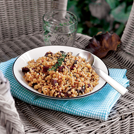 Pancarlı Bulgur Pilavı