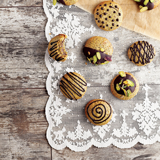 Fıstıklı Sünger Kurabiye