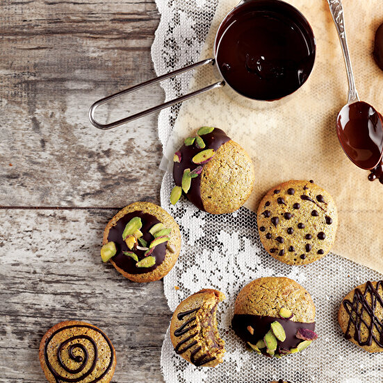 Fıstıklı Sünger Kurabiye