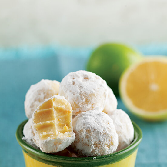 Limonlu Beyaz Çikolatalı Trüf