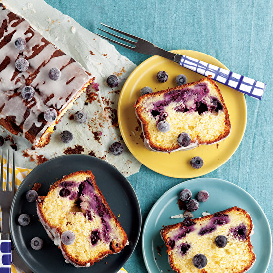 Limonlu Yaban Mersinli Kek