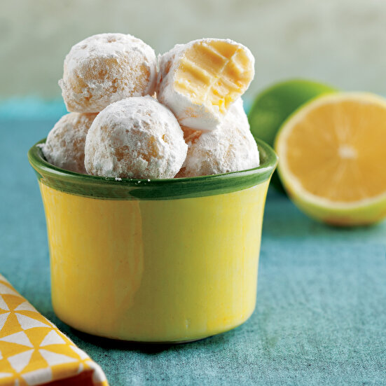 Limonlu Beyaz Çikolatalı Trüf