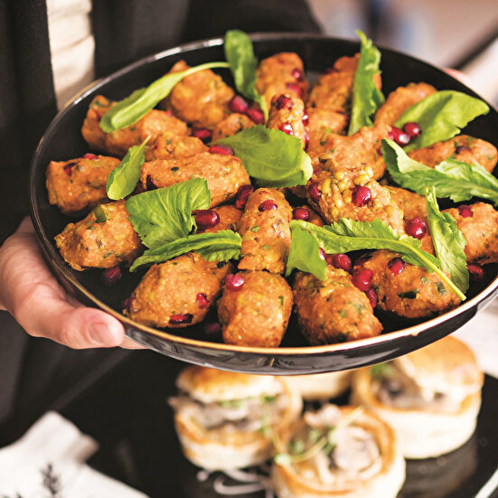 Nar ve Maşlı Mercimek Köftesi