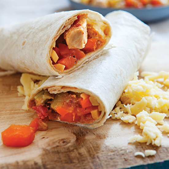  Sebzeli Tavuklu Wrap