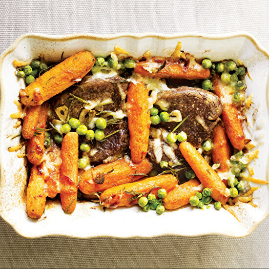 Fırında Havuçlu Bonfile