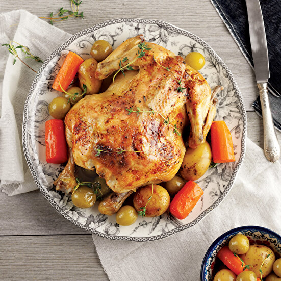 Fırında Erikli Tavuk