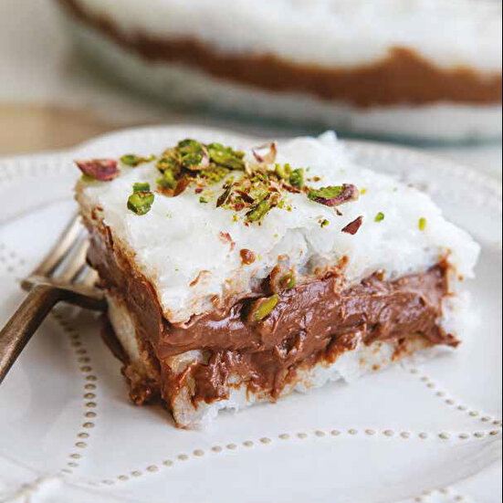 Çikolatalı ve Tahinli Güllaç