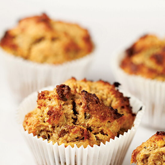 Avokadolu Unsuz Şekersiz Muffin