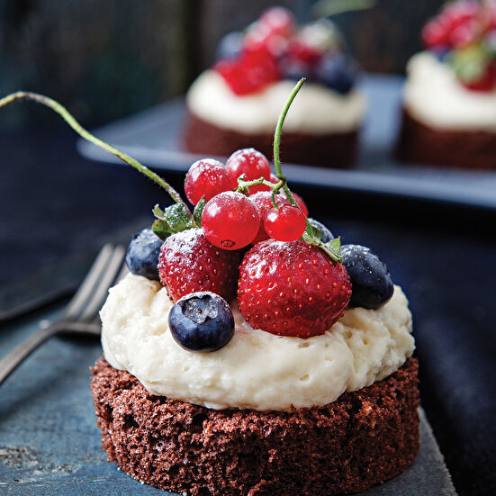 Orman Meyveli Porsiyonluk Pasta