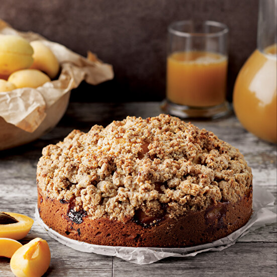 Kayısılı Kırıntılı Kek