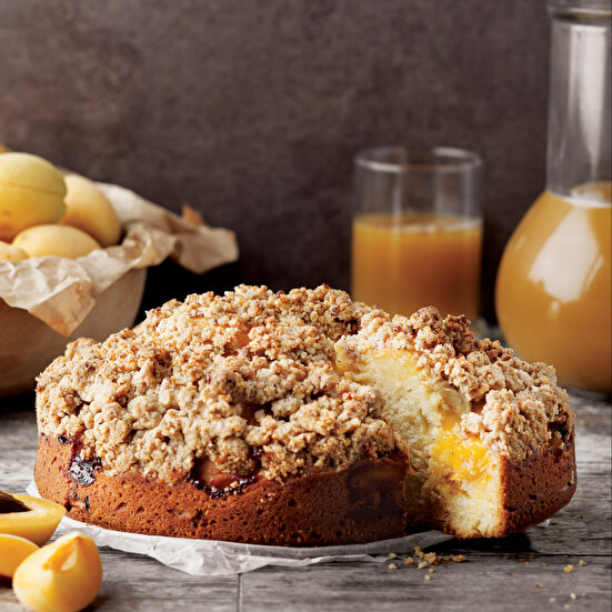 Kayısılı Kırıntılı Kek