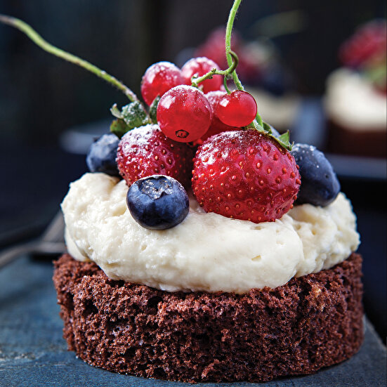 Orman Meyveli Porsiyonluk Pasta