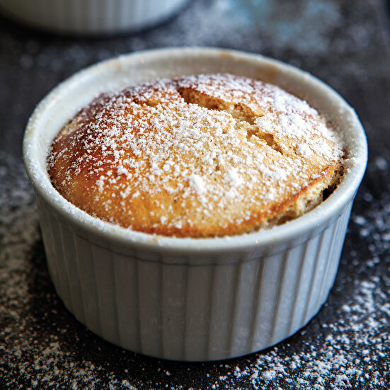 Beyaz Çikolatalı Kestaneli Sufle
