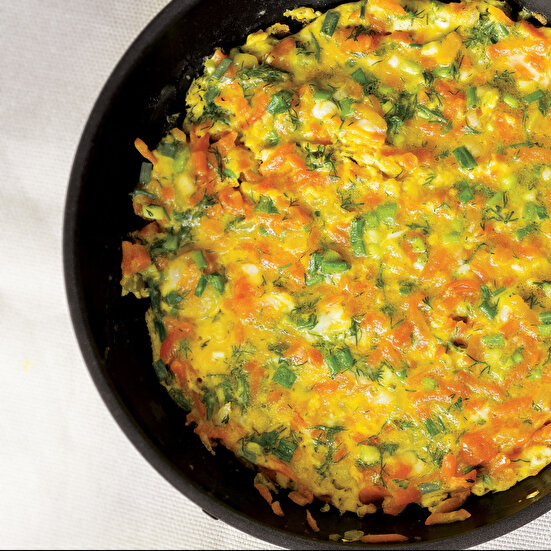Havuçlu Dereotlu Omlet
