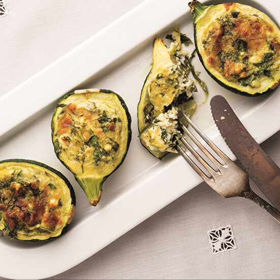 Peynirli Top Kabak Dolması