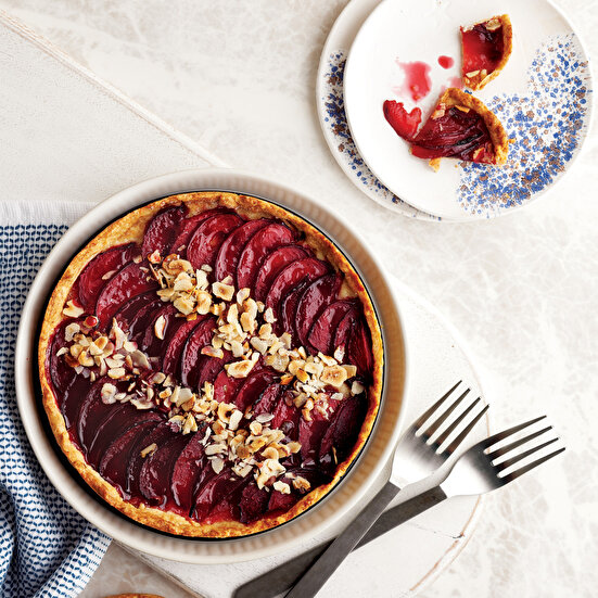 Erikli Tam Buğday Unlu Tart