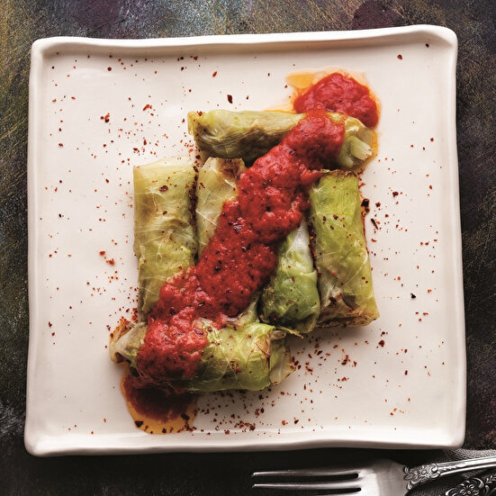 Fırında Köfteli Lahana