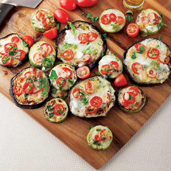 Patlıcan Kabak Pizzası