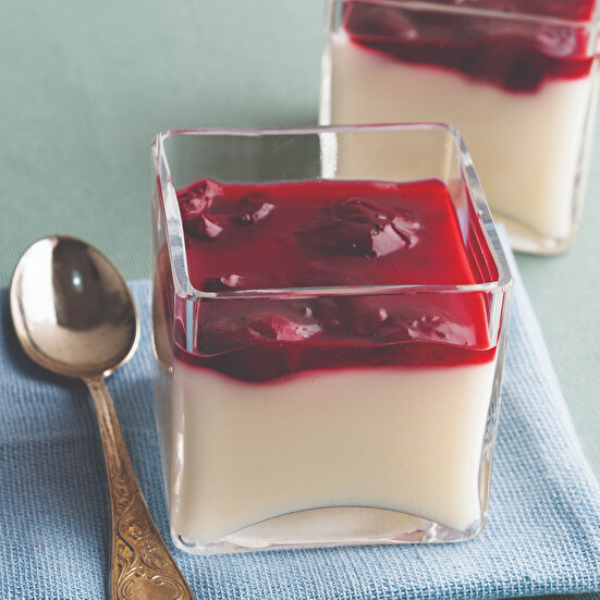 Vişneli Sakızlı Muhallebi