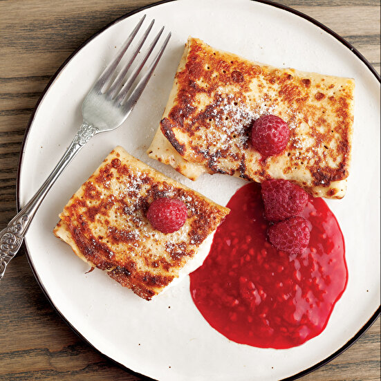 Frambuaz Soslu French Krep