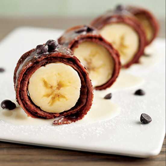 Muzlu Beyaz Çikolatalı Krep