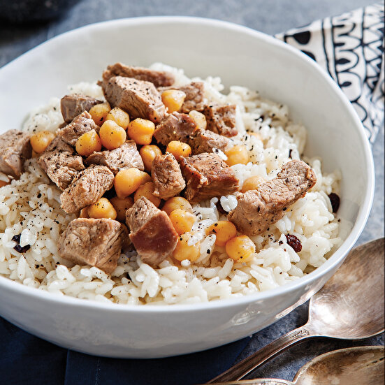 Kavurmalı Düğün Pilavı