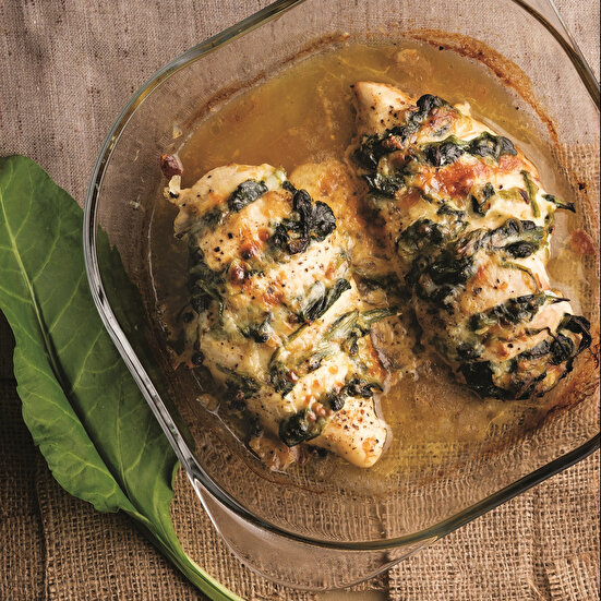 Fırında Pazılı Tavuk