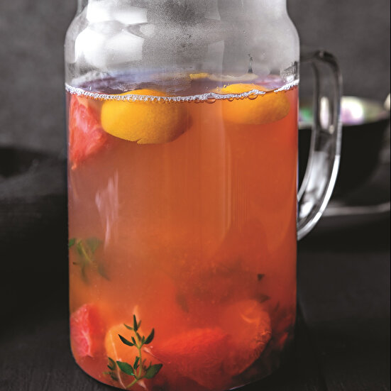 Çaylı Sıcak Meyve Suyu