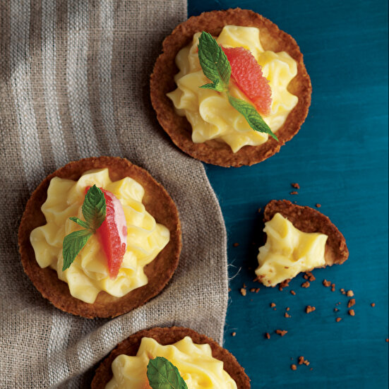 Limonlu ve Mandalinalı Tart