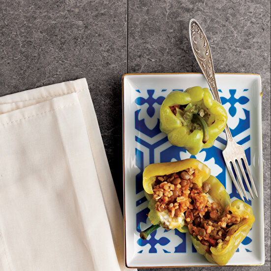 Mercimekli Biber Dolması