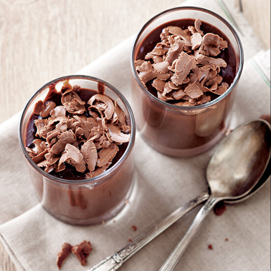 Bitter Çikolatalı Puding