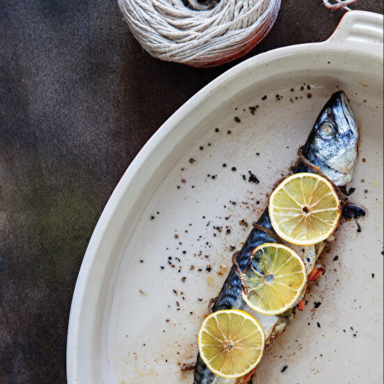 Fırında Sebzeli Palamut Dolması