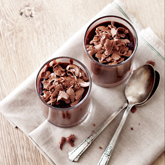 Bitter Çikolatalı Puding