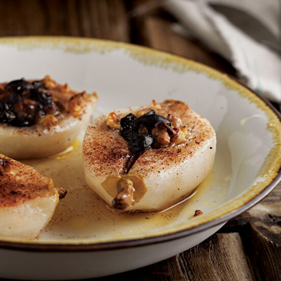 Fırında Şekersiz Armut