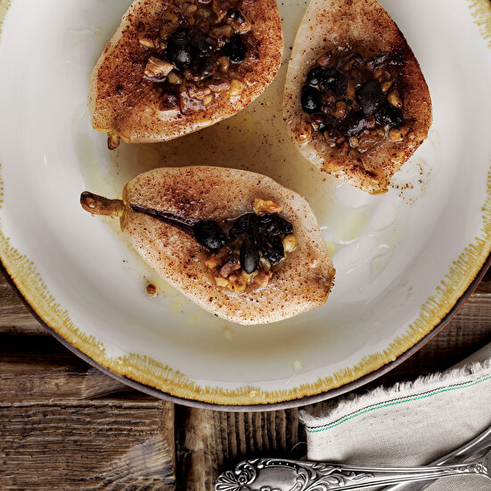 Fırında Şekersiz Armut