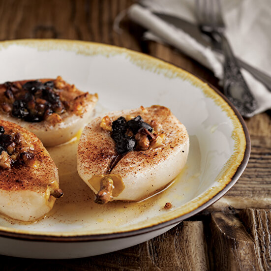 Fırında Şekersiz Armut