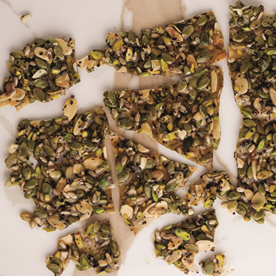 Çekirdek ve Kahveli Krokan