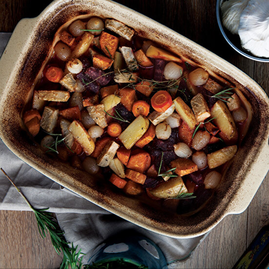 Fırında Balzamikli Sebzeler