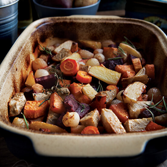Fırında Balzamikli Sebzeler