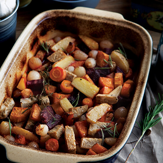 Fırında Balzamikli Sebzeler
