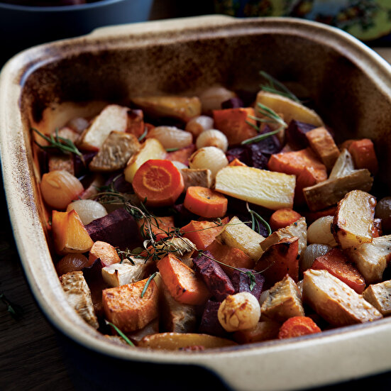 Fırında Balzamikli Sebzeler