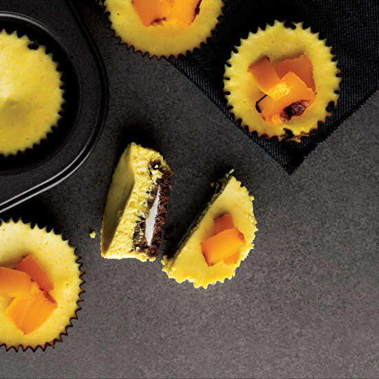 Sandviç Bisküvili Bal Kabaklı Cheesecake