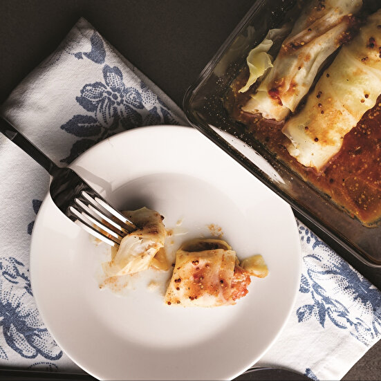 Beyaz Lahanaya Sarılı Dil Balığı