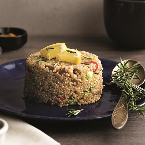 Mantarlı Kinoa Pilavı