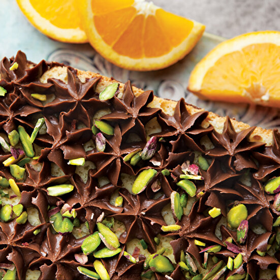 Çikolatalı Portakallı Pasta