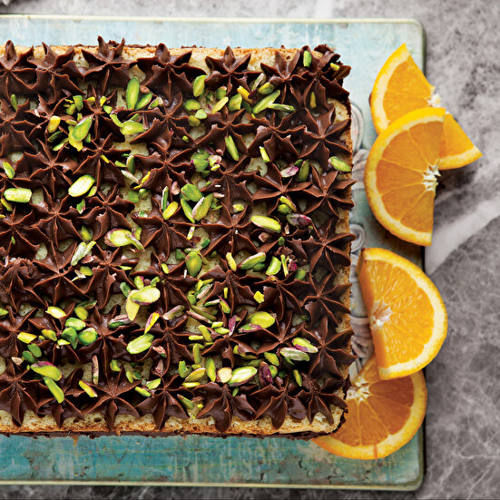 Çikolatalı Portakallı Pasta