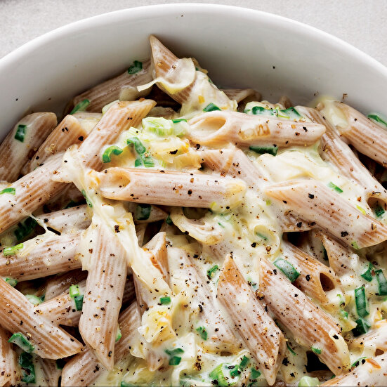 Karamelize Soğanlı Kremalı Penne